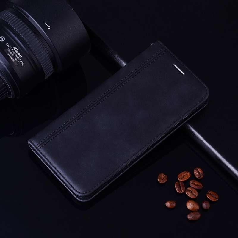 For Samsung Galaxy J5 (2016) / J510 Frosted Business Magnetic Horizontal Flip PU Leather Case wit...