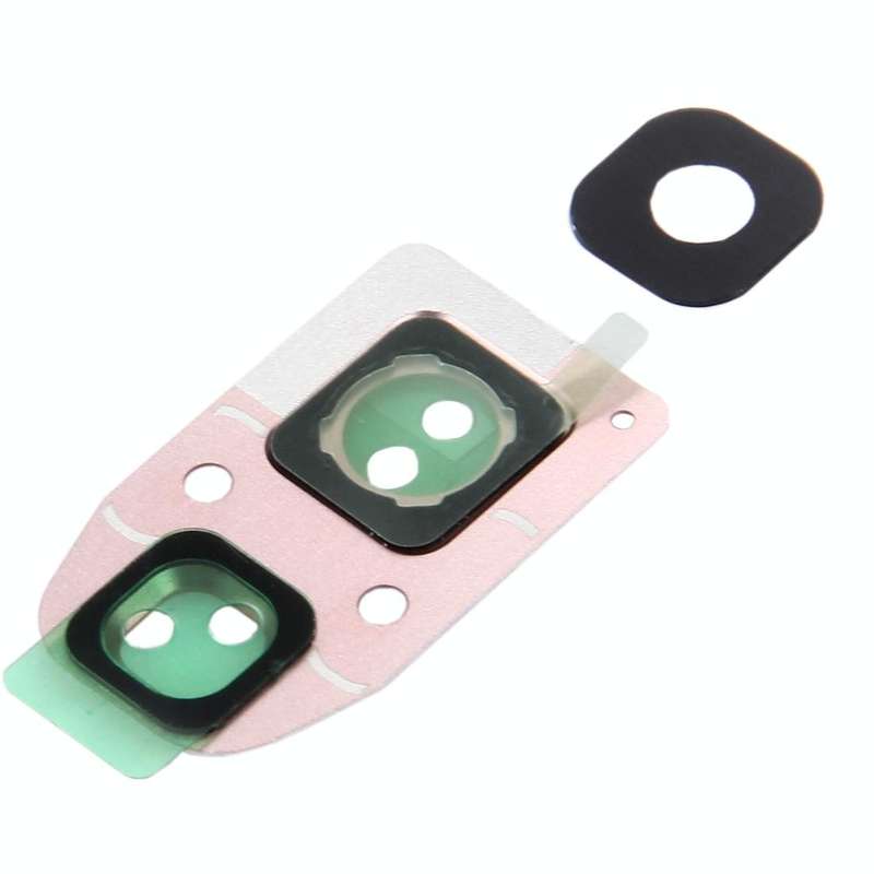 For Galaxy A7 (2017) / A720 10pcs Camera Lens Covers (Pink)
