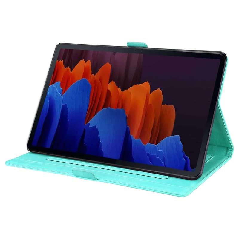 For Samsung Tab S7+ T970 T976B Love Butterfly Pattern Horizontal Flip Leather Case with Holder(Gr...
