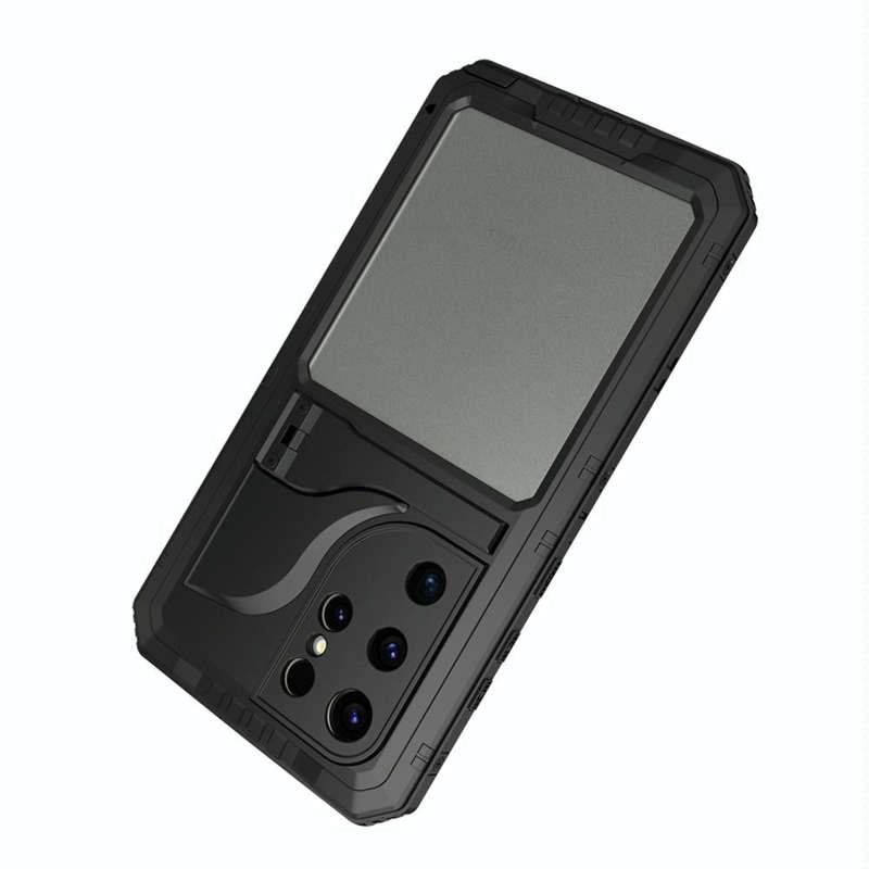For Samsung Galaxy S23 Ultra 5G RedPepper Wolf 360 Full Body Rugged IP68 Waterproof Phone Case(Bl...