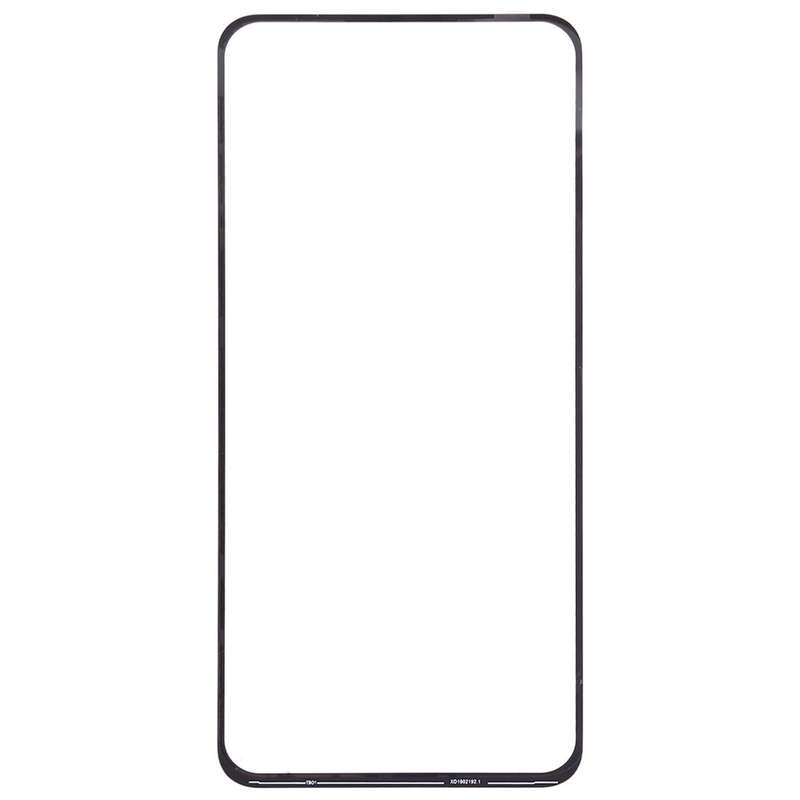 For Vivo X27 Pro Front Screen Outer Glass Lens (Black)