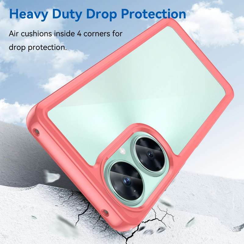 For Huawei Nova 11i Colorful Series Acrylic + TPU Phone Case(Red)