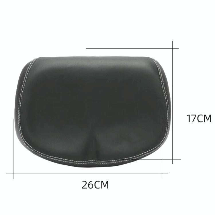 Bicycle Seat Mountain Bike Seat Cushion Shock Absorption no Nose Saddle Riding Equipment(Black)