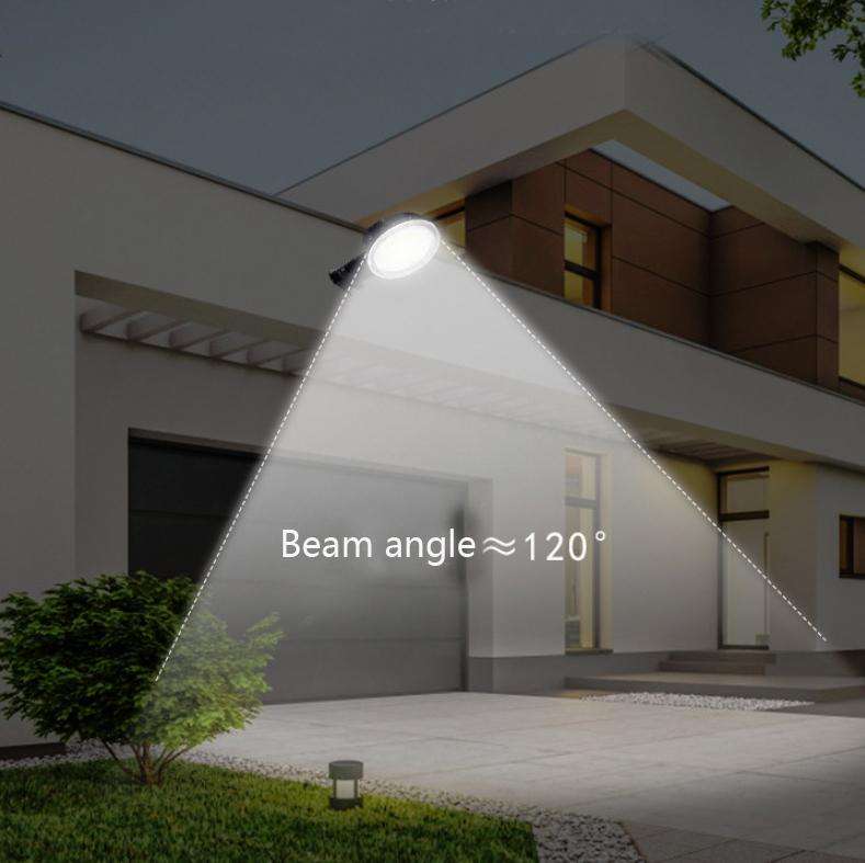 80W LED Outdoor Light Sensing IP65 Waterproof Wall Lamp Garden Courtyard Street Light(White Light)