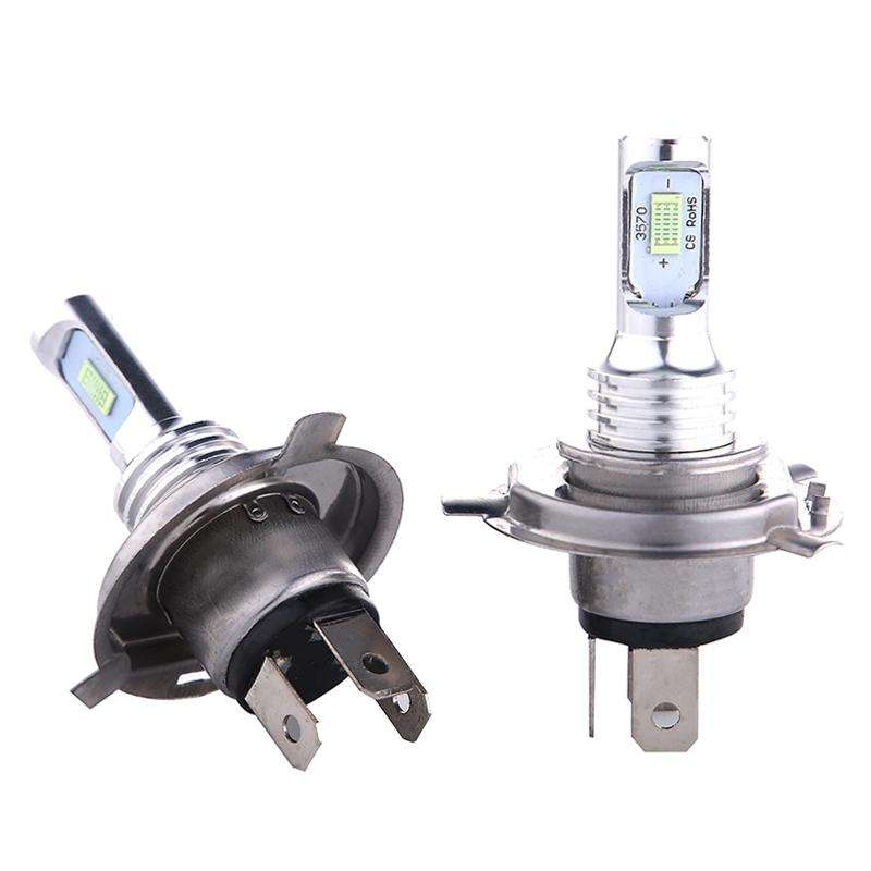 2 PCS H4 72W 1000LM 6000-6500K Super Bright White Light Car Fog LED Bulbs, DC 12-24V (Ice Blue Li...