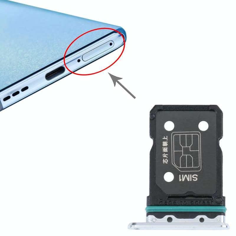 For OPPO Reno6 Pro+ 5G SIM Card Tray + SIM Card Tray (Gold)
