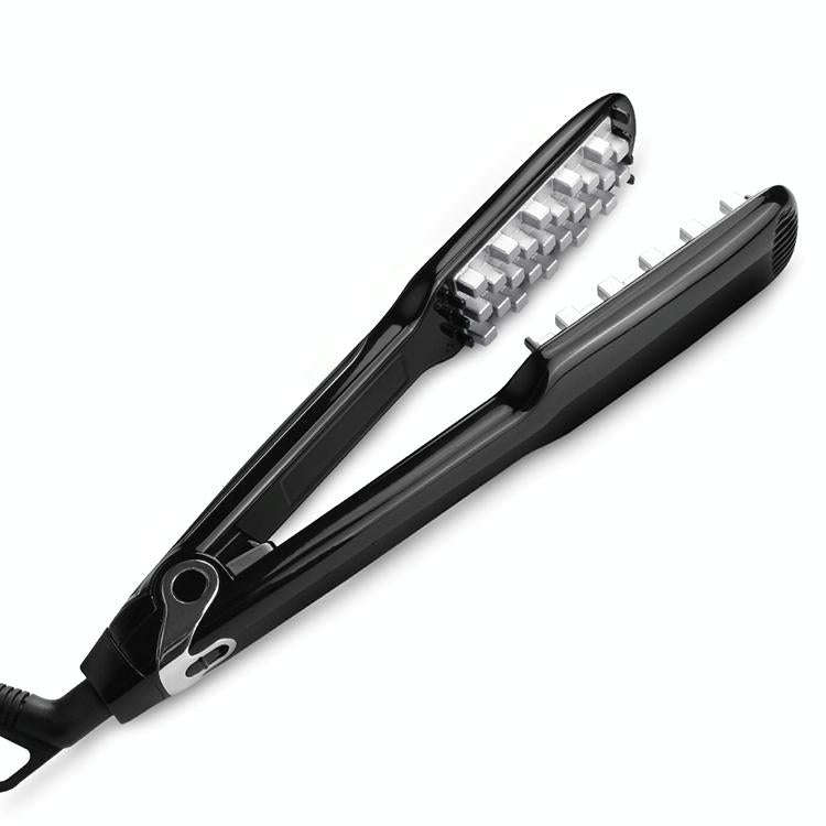 Multi-functional Long & Short Hair Styling Iron Ceramic Tourmaline Volumizing Hair Iron(White gold)