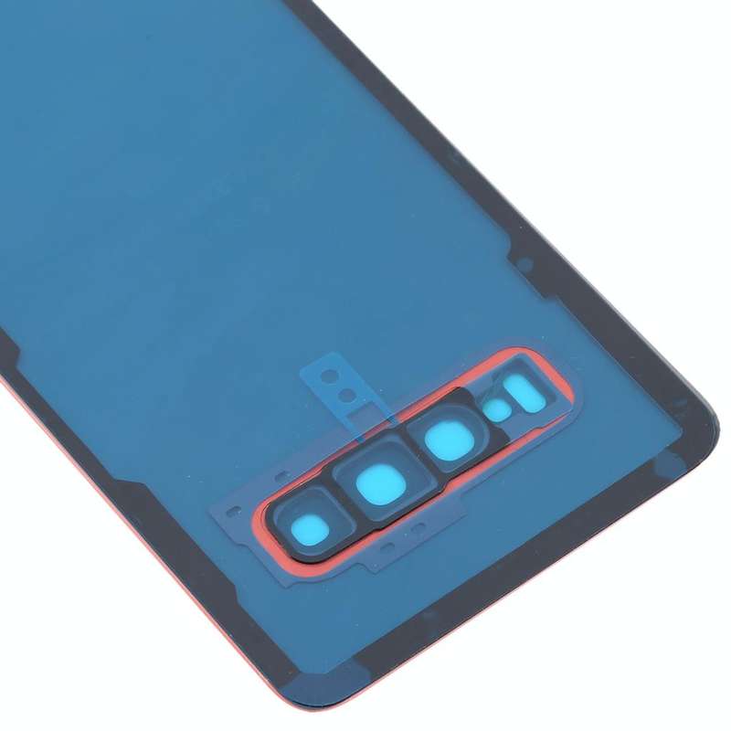 For Galaxy S10 Battery Back Cover with Camera Lens (Pink)