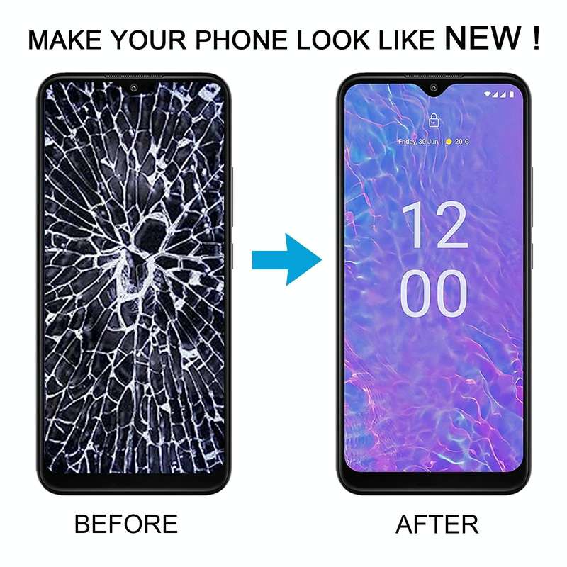 For Nokia C210 OEM LCD Screen Digitizer Full Assembly with Frame
