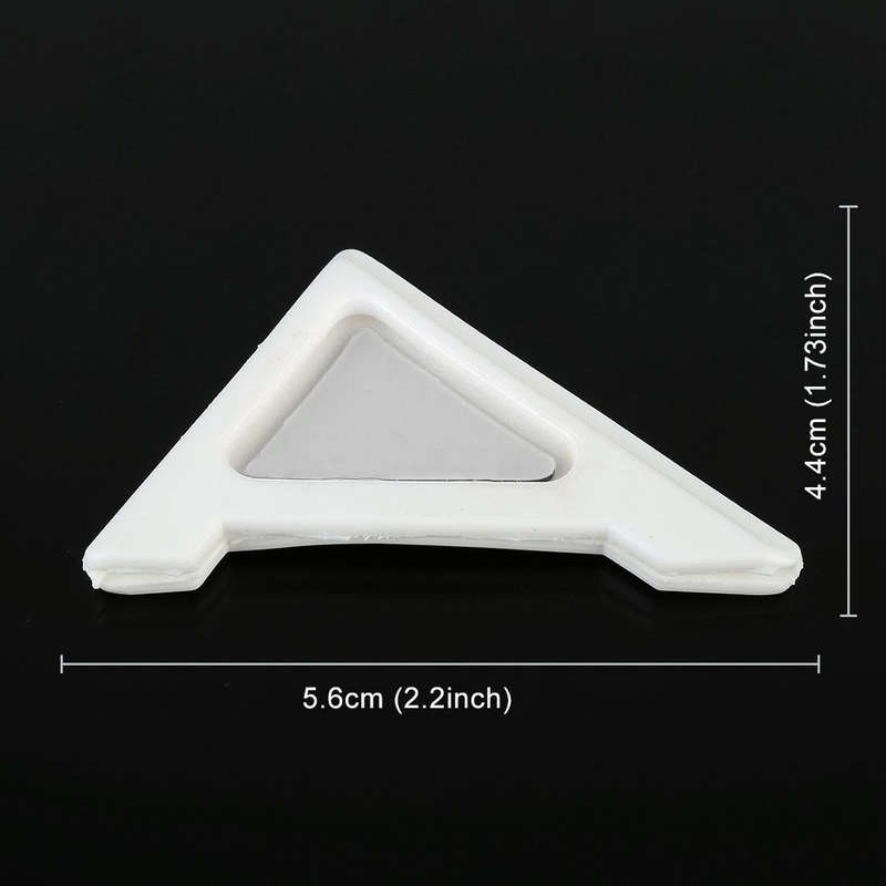 Universal Car Body Silicone Anti-collision Sticker Door corner Protector(White)
