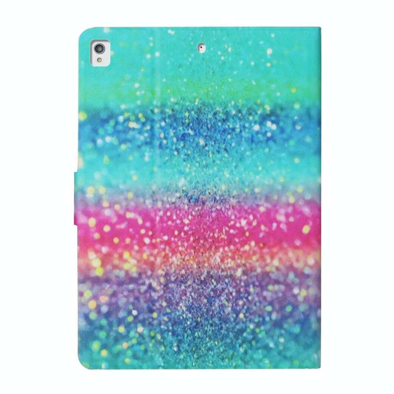 For iPad Pro 10.5 Colored Drawing Pattern Horizontal Flip Leather Case with Holder & Card Slots &...