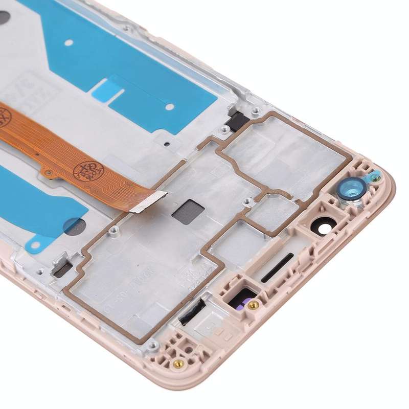 OEM LCD Screen for Huawei Y5 (2017) Digitizer Full Assembly with Frame (Gold)