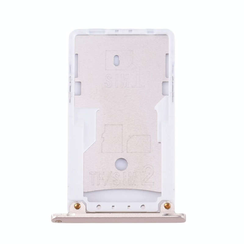 For Xiaomi Redmi Note 3 (Qualcomm Version) SIM & SIM / TF Card Tray(Gold)