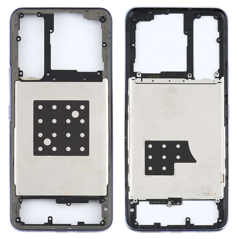 For Vivo Y73s V2031A Middle Frame Bezel Plate(Purple)