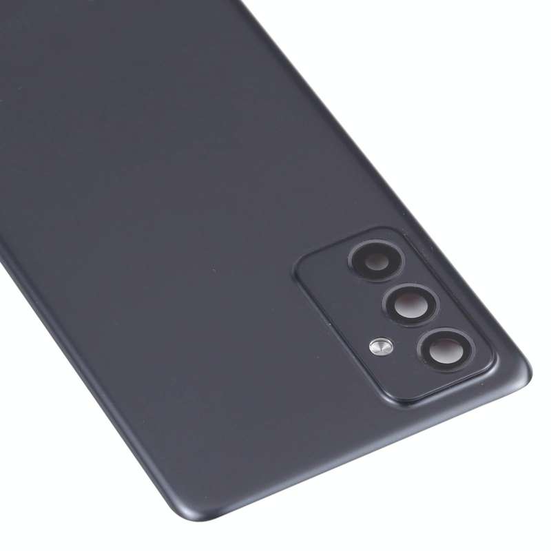 For Samsung Galaxy A82 Battery Back Cover With Camera Lens (Black)