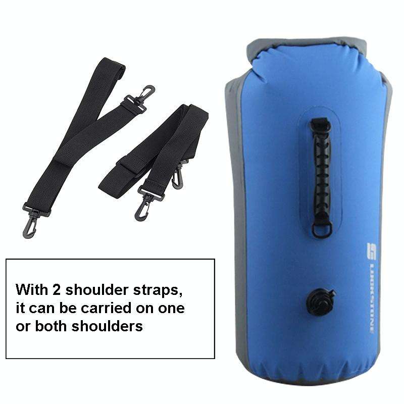 LUCKSTONE 60L Outdoor Rafting And River Tracing Waterproof Backpack Shoulder Bag Inflatable Swimm...
