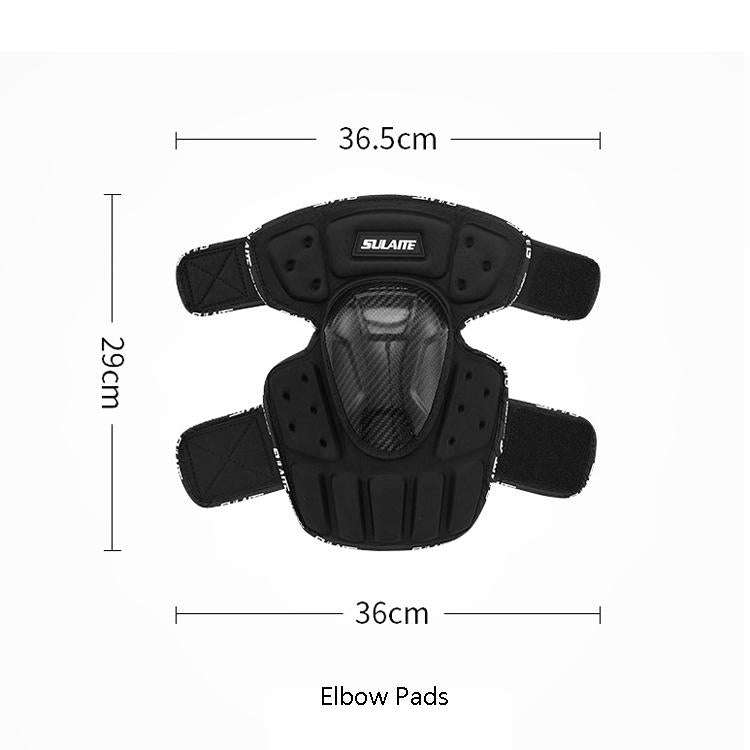 SULAITE Off-Road Motorcycle Windproof Warmth Drop-Proof Breathable Carbon Fiber Protective Gear, ...