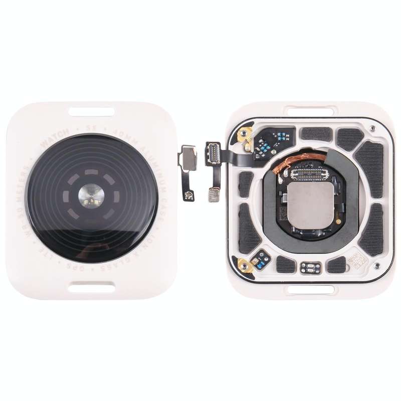 Glass Back Cover With Wireless Charging Coil For Apple Watch Series SE 2022 40mm GPS Edition(Star...