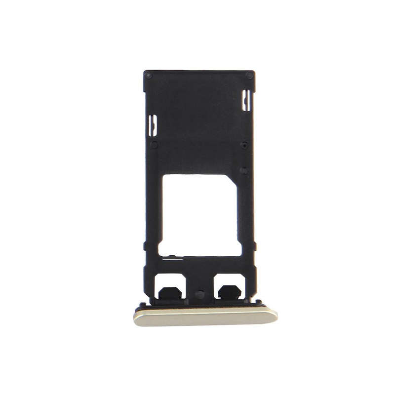 SIM Card Tray + Micro SD Card Tray + Card Slot Port Dust Plug for Sony Xperia X (Single SIM Version)