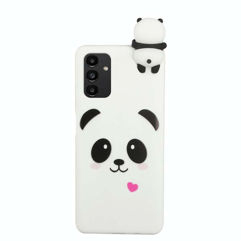 For Samsung Galaxy A54 5G Shockproof Cartoon TPU Phone Case(White Panda)