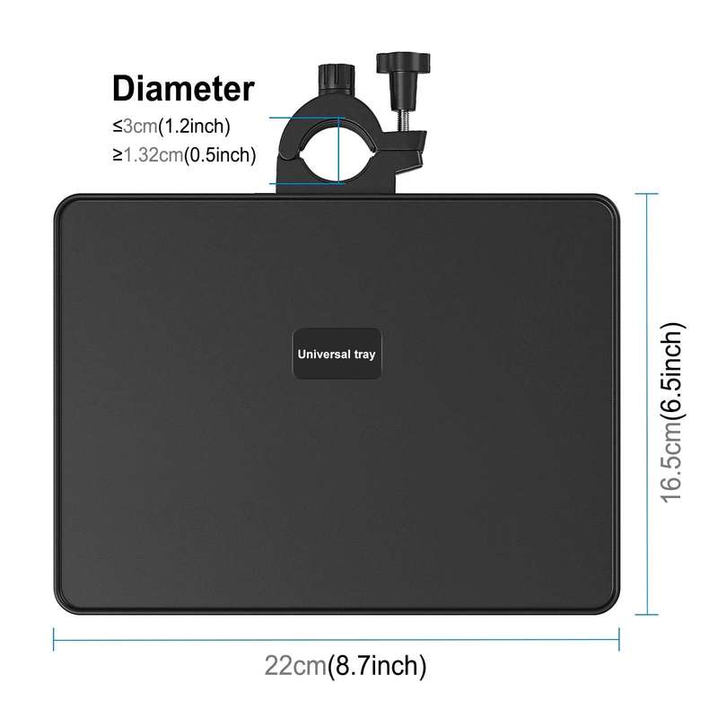 PULUZ Standard Version Live Tripod Sound Card Tray, Size: 16.5 x 22cm (Black)