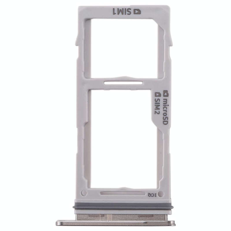 For Galaxy S10+ / S10 / S10e SIM Card Tray + SIM Card Tray / Micro SD Card Tray (White)