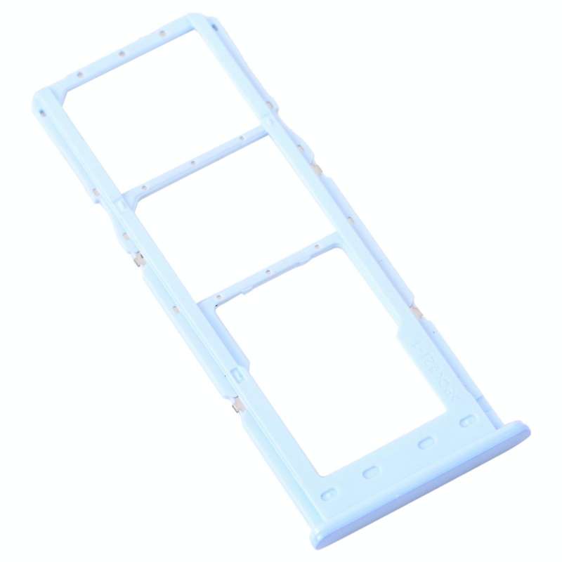 For Samsung Galaxy A23 SM-A235 Original SIM Card Tray + SIM Card Tray + Micro SD Card Tray (Blue)