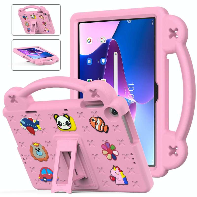 For Lenovo Tab M10 3rd Gen TB328FU / TB328XU 2022 10.1 Handle Kickstand Children EVA Shockproof T...