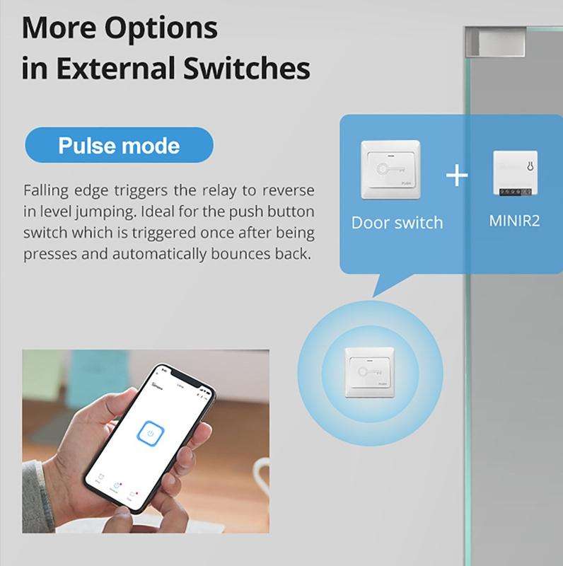Sonoff MINIR2 Dual-Control WIFI Smart Switch DIY Small Modification Parts