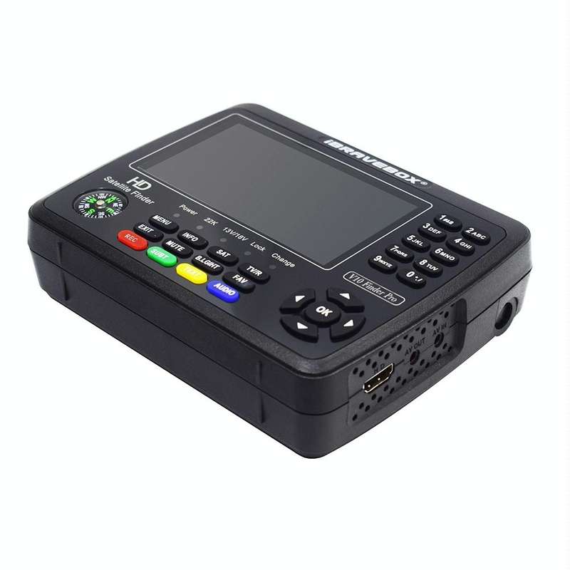 iBRAVEBOX V10 Finder Pro 4.3 inch Display Digital Satellite Meter Signal Finder, Support DVB-S/S2...