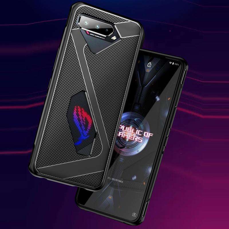 For Asus ROG Phone 5 TPU Cooling Gaming Phone All-inclusive Shockproof Case(Gray)