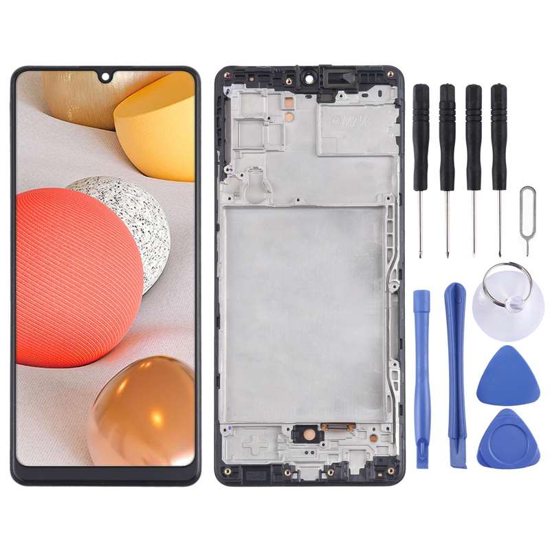 TFT LCD Screen for Samsung Galaxy A42 5G SM-A426 Digitizer Full Assembly With Frame Not Supportin...