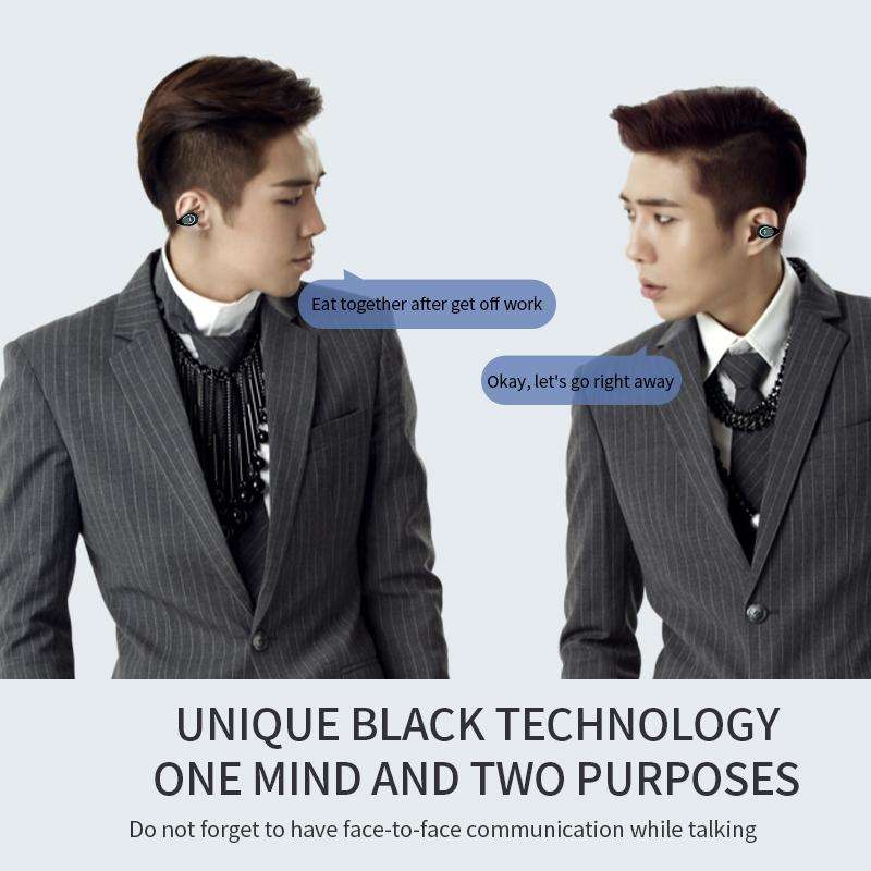 YX08 Ultra-light Ear-hook Wireless V5.0 Bluetooth Earphones Ear Clip Stereo Bluetooth Headset wit...