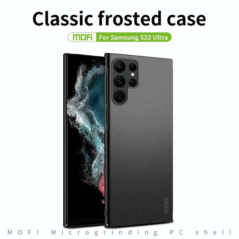 For Samsung Galaxy S22 Ultra 5G MOFI Fandun Series Frosted Ultra-thin PC Hard Phone Case(Green)