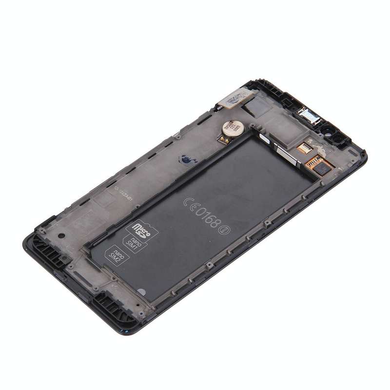 LCD Screen and Digitizer Full Assembly with Frame For Microsoft Lumia 950 (Black)
