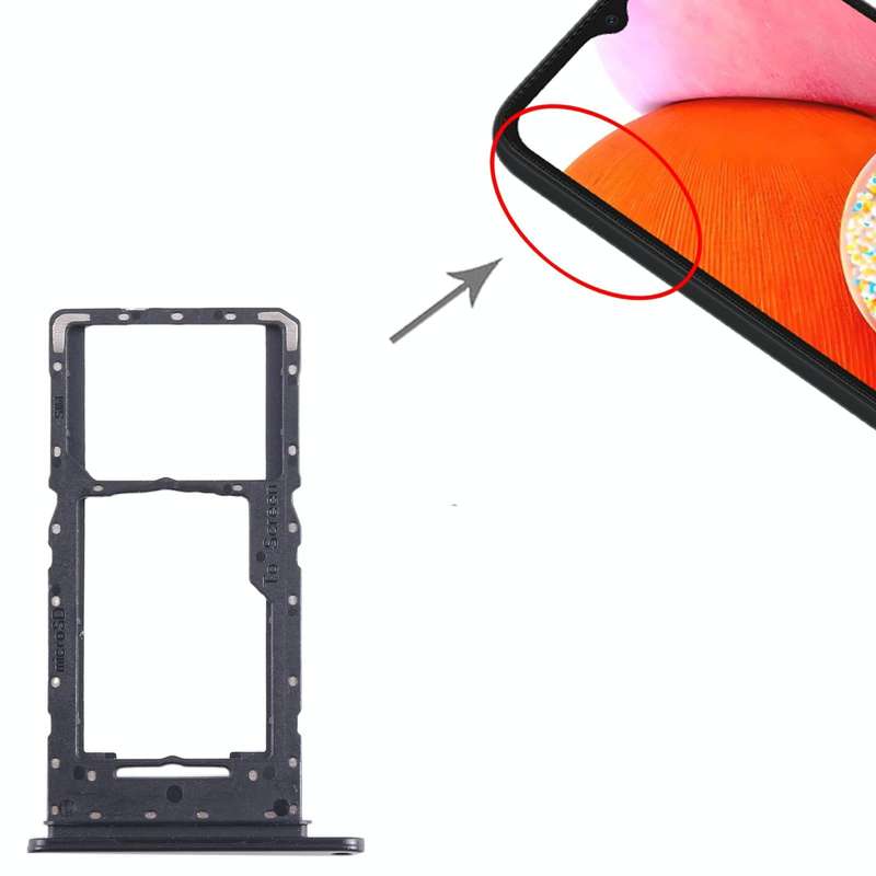 For Samsung Galaxy A14 4G SM-A145P Original SIM Card Tray + SIM Card Tray + Micro SD Card Tray (B...
