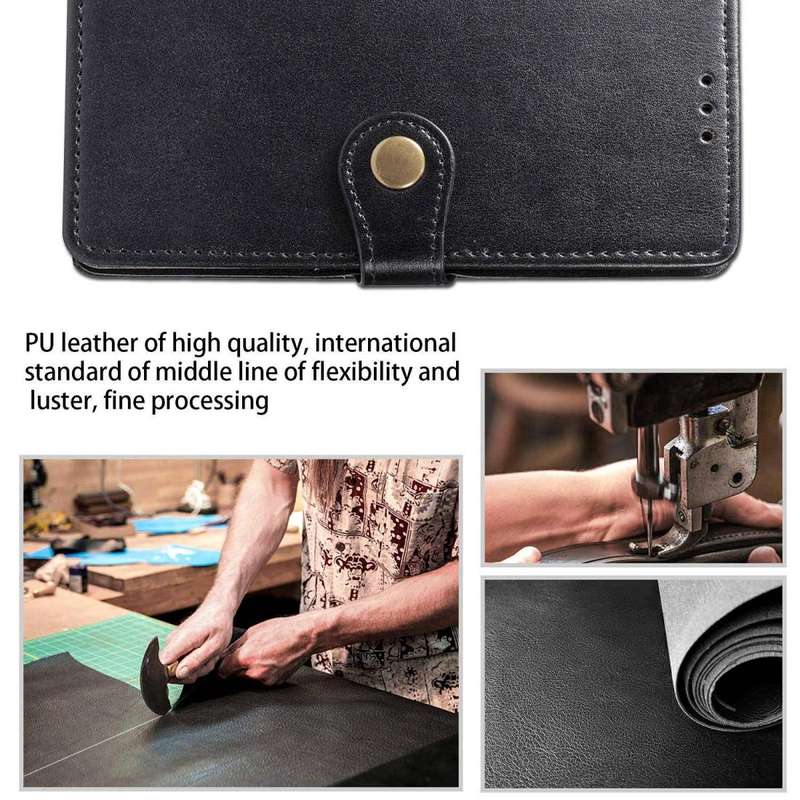 For Xiaomi Redmi 8 Retro Solid Color Leather Buckle Phone Case with Lanyard & Photo Frame & Card ...
