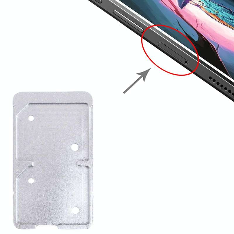 SIM Card Tray + SIM Card Tray for Lenovo Tab3 (8.0 inch) YT3-850 YT3-850F YT3-850L YT3-850M (Silver)
