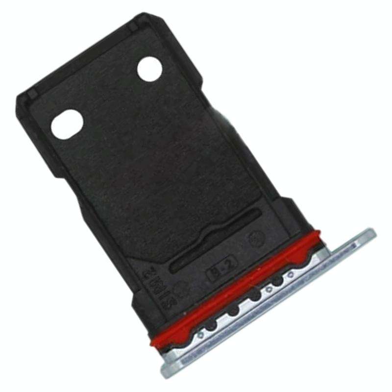 For OnePlus 8T KB2001 KB2000 KB2003 KB2005 KB2007 SIM Card Tray + SIM Card Tray (Silver)