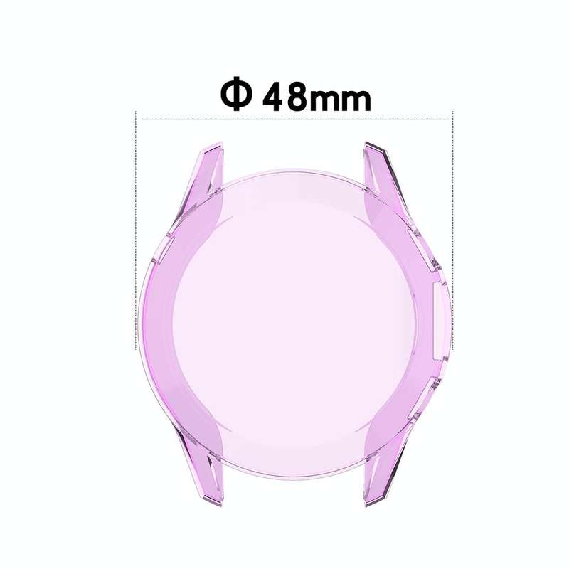 For Huawei Watch GT2 46mm Full Coverage Watch Protective Case with Screen(Transparent Blue)