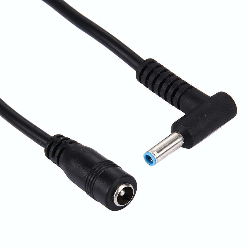 4.5 x 3.0mm Bent Male to 5.5 x 2.1mm Female Interfaces Power Adapter Cable for Laptop Notebook, L...