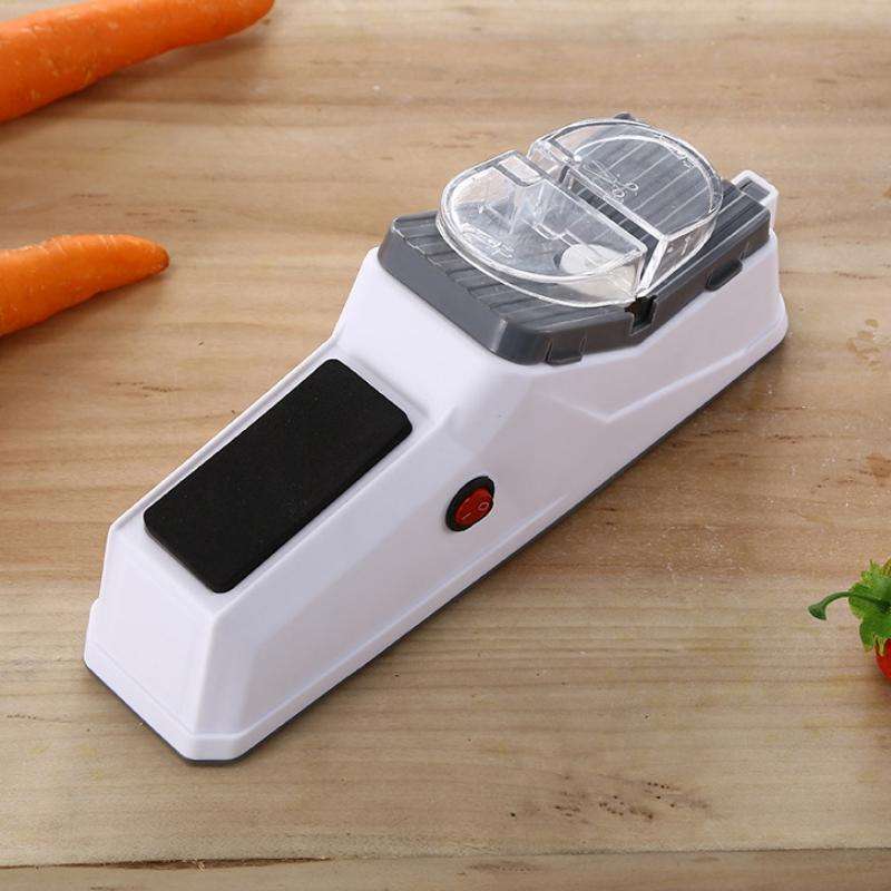 JJ-1 Kitchen Electric Double Sided Knife Sharpener, Specification: CN Plug