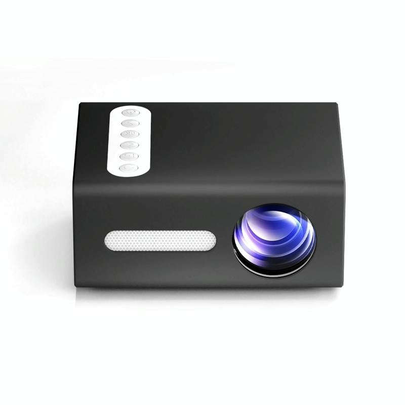 T300 25ANSI LED Portable Home Multimedia Game Projector, Plug Type:AU Plug(Black)
