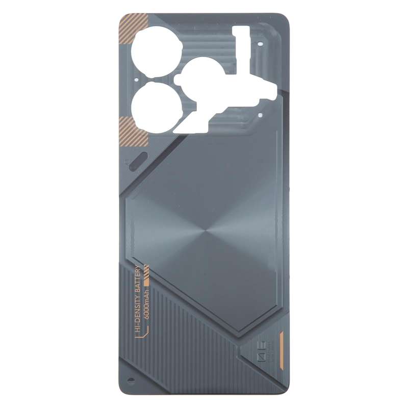 For Tecno Pova 6 Pro Original Battery Back Cover(Black)