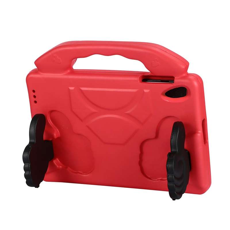 For Lenovo Tab M10 HD 2nd Gen TB-X306X/F/N 2020 EVA Shockproof Tablet Case with Thumb Bracket(Red)
