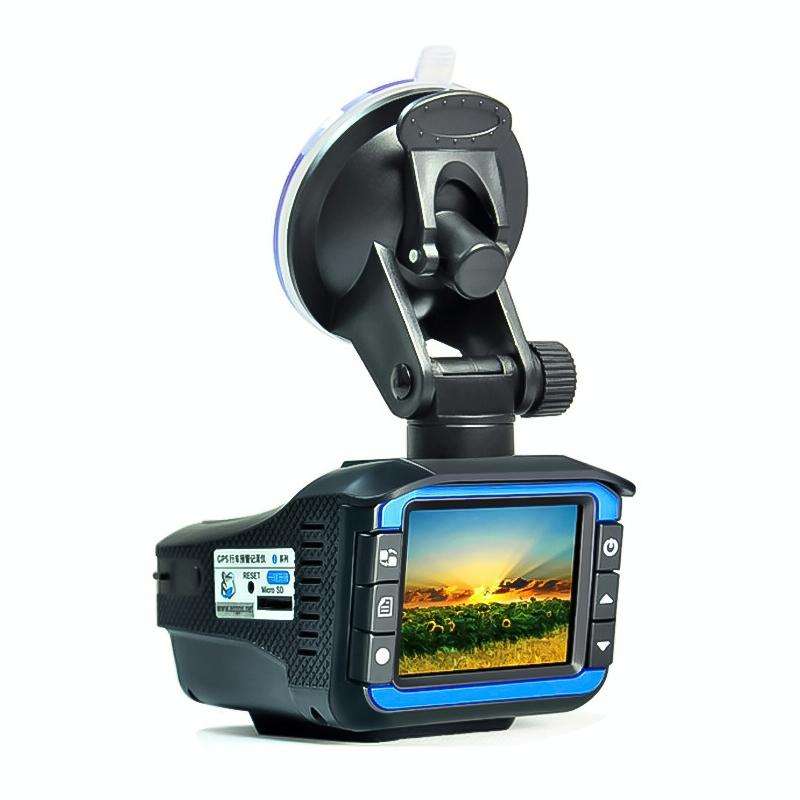 HD 720P 2.4 inch Video Camera Recorder DVR + Radar Detector, SQ Program, Support G-sensor / Night...