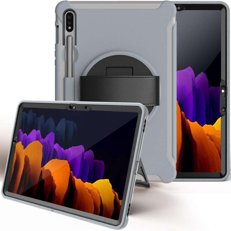 For Samsung Galaxy Tab S8 / Galaxy Tab S7 (2020) T870 360 Degree Rotation PC+TPU Protective Cover...