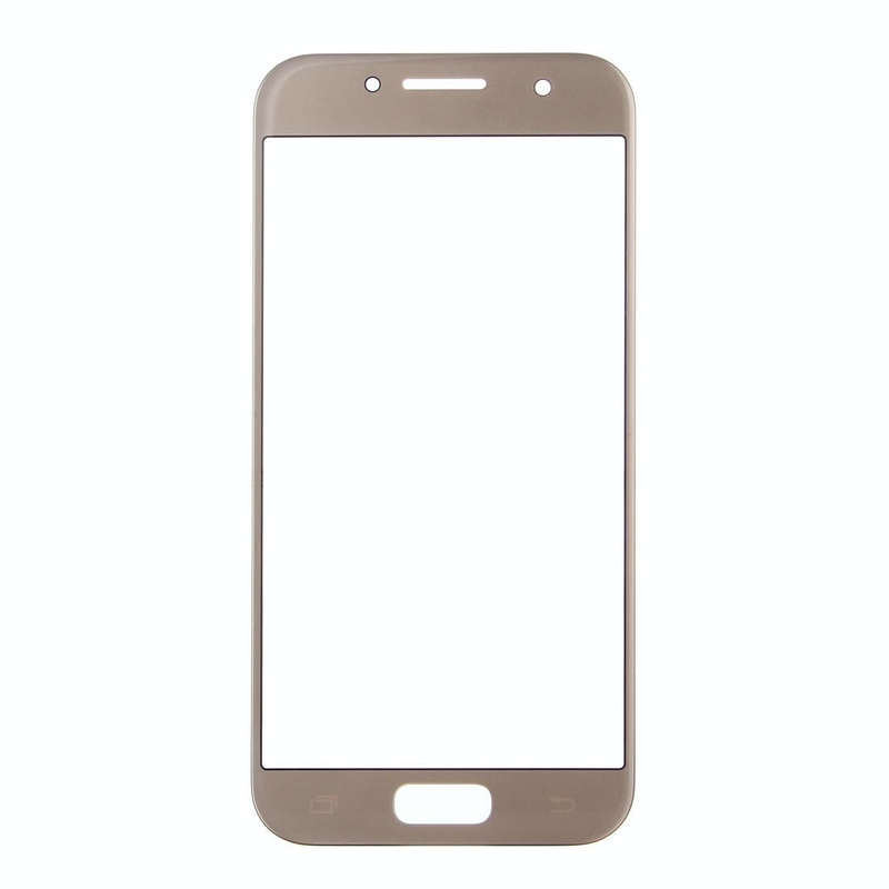 For Samsung Galaxy A5 (2017) / A520 10pcs Front Screen Outer Glass Lens (Gold)