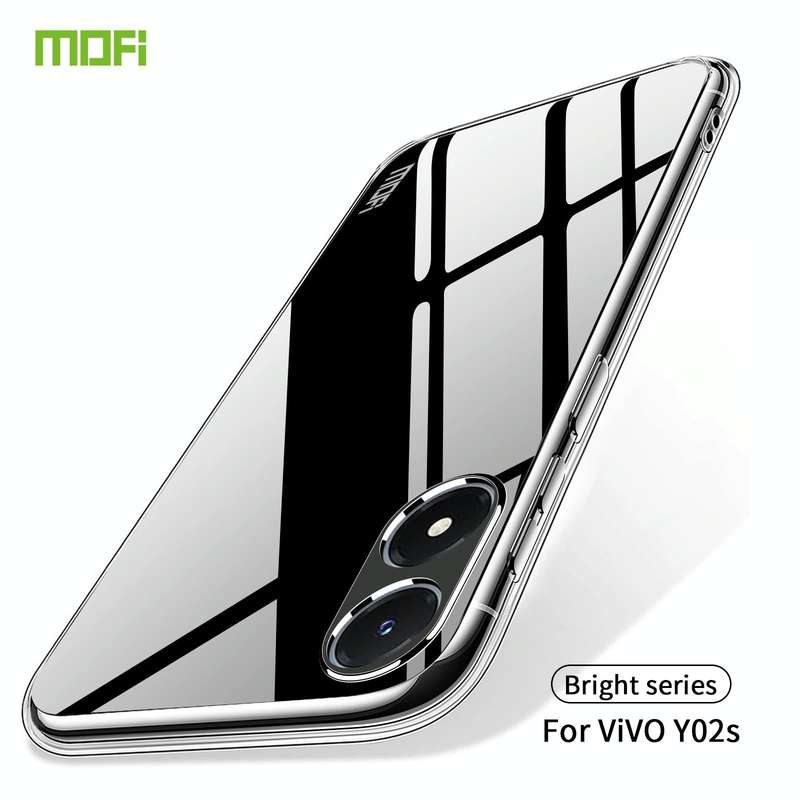 For vivo Y02s MOFI Ming Series Ultra-thin TPU Phone Case(Transparent)