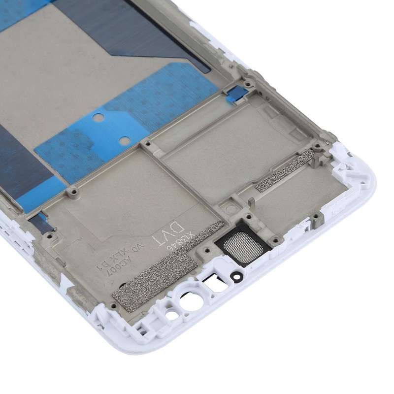 For OPPO R11s Front Housing LCD Frame Bezel Plate  (White)
